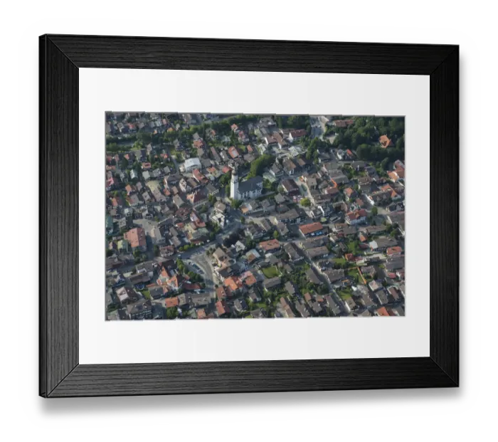 Framed Print : Aerial view, Garmisch, Garmisch-Partenkirchen, Bavaria, Germany Framed Print : Aerial view, Garmisch, Garmisch-Partenkirchen, Bavaria, Germany