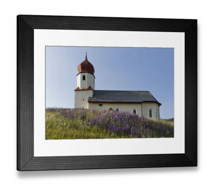 Framed Print : Parish Church of St. Nicholas, Damuels, Bregenz Forest, Vorarlberg, Austria Framed Print : Parish Church of St. Nicholas, Damuels, Bregenz Forest, Vorarlberg, Austria