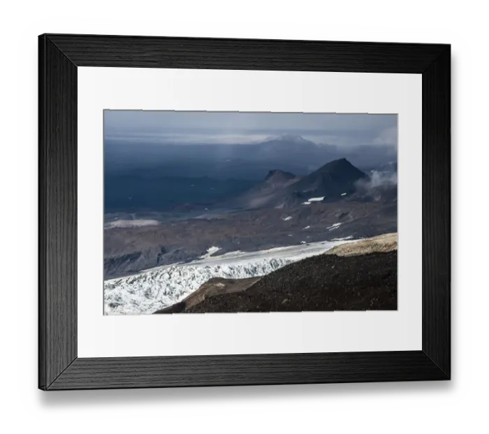 Framed Print : Ice formations, volcanic mountain chain Kverkfjoll, on the northern edge of the Vatnajokull glacier, highlands, Iceland Framed Print : Ice formations, volcanic mountain chain Kverkfjoll, on the northern edge of the Vatnajokull glacier, highlands, Iceland