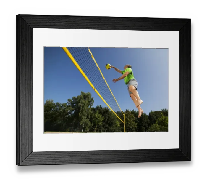 Framed Print : Beach volleyball player, 44 years, Schorndorf, Baden-Wurttemberg, Germany Framed Print : Beach volleyball player, 44 years, Schorndorf, Baden-Wurttemberg, Germany