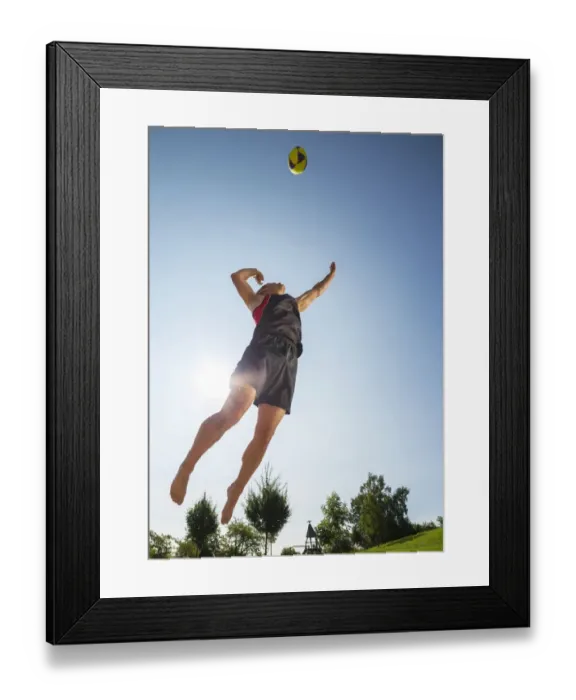 Framed Print : Beach volleyball player, 44 years, Schorndorf, Baden-Wurttemberg, Germany Framed Print : Beach volleyball player, 44 years, Schorndorf, Baden-Wurttemberg, Germany