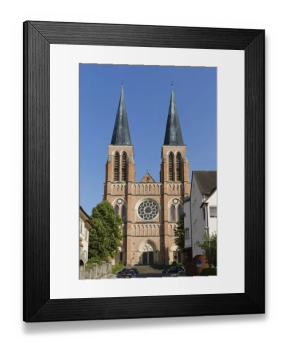 Framed Print : Herz-Jesu Parish Church, Bregenz, Vorarlberg, Austria Framed Print : Herz-Jesu Parish Church, Bregenz, Vorarlberg, Austria