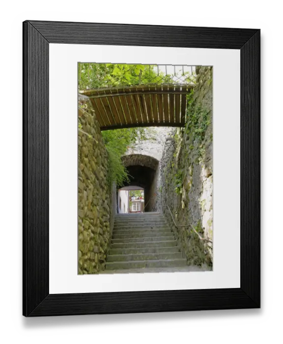 Framed Print : Meissnerstiege, a walkway to the upper town, Bregenz, Vorarlberg, Austria Framed Print : Meissnerstiege, a walkway to the upper town, Bregenz, Vorarlberg, Austria
