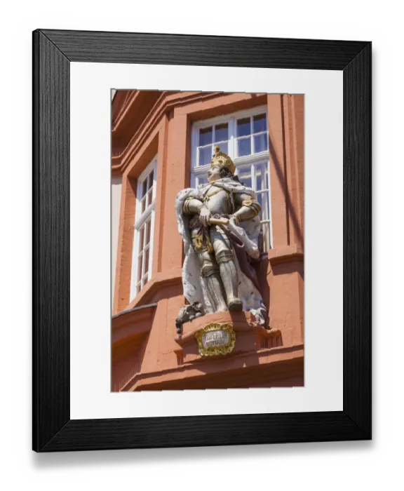 Framed Print : Portal figure, Gutenberg Museum, Printing and Writing Museum, Mainz, Rhineland-Palatinate, Germany Framed Print : Portal figure, Gutenberg Museum, Printing and Writing Museum, Mainz, Rhineland-Palatinate, Germany