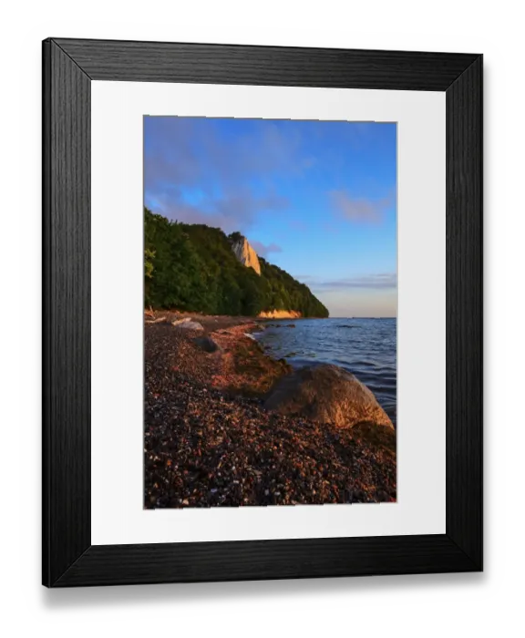 Framed Print : Koenigsstuhl chalk cliff, Sassnitz, Rugen, Mecklenburg-Western Pomerania, Germany Framed Print : Koenigsstuhl chalk cliff, Sassnitz, Rugen, Mecklenburg-Western Pomerania, Germany