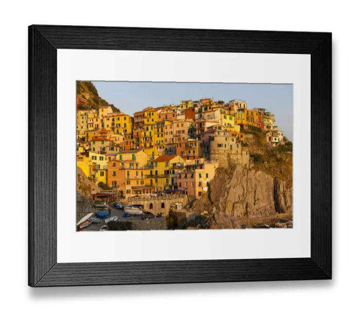 Framed Print : Village with colourful houses, Manarola, Cinque Terre, UNESCO World Heritage Site, Province of La Spezia, Liguria, Italy Framed Print : Village with colourful houses, Manarola, Cinque Terre, UNESCO World Heritage Site, Province of La Spezia, Liguria, Italy