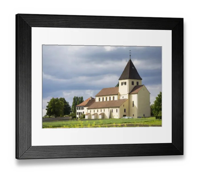 Framed Print : Church of St. George, Oberzell, Reichenau, UNESCO World Cultural Heritage Site, Baden-Wuerttemberg, Germany Framed Print : Church of St. George, Oberzell, Reichenau, UNESCO World Cultural Heritage Site, Baden-Wuerttemberg, Germany
