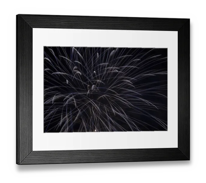 Framed Print : Fireworks, Laval, Quebec, Canada Framed Print : Fireworks, Laval, Quebec, Canada