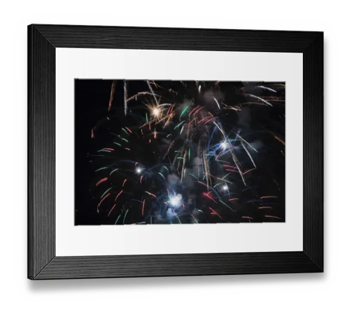Framed Print : Fireworks, Laval, Quebec, Canada Framed Print : Fireworks, Laval, Quebec, Canada