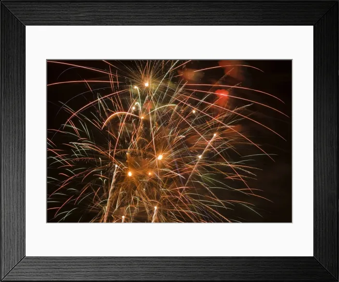 Framed Print : Fireworks, Laval, Quebec, Canada Framed Print : Fireworks, Laval, Quebec, Canada