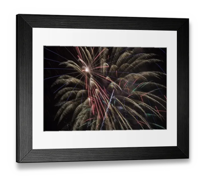 Framed Print : Fireworks, Laval, Quebec, Canada Framed Print : Fireworks, Laval, Quebec, Canada