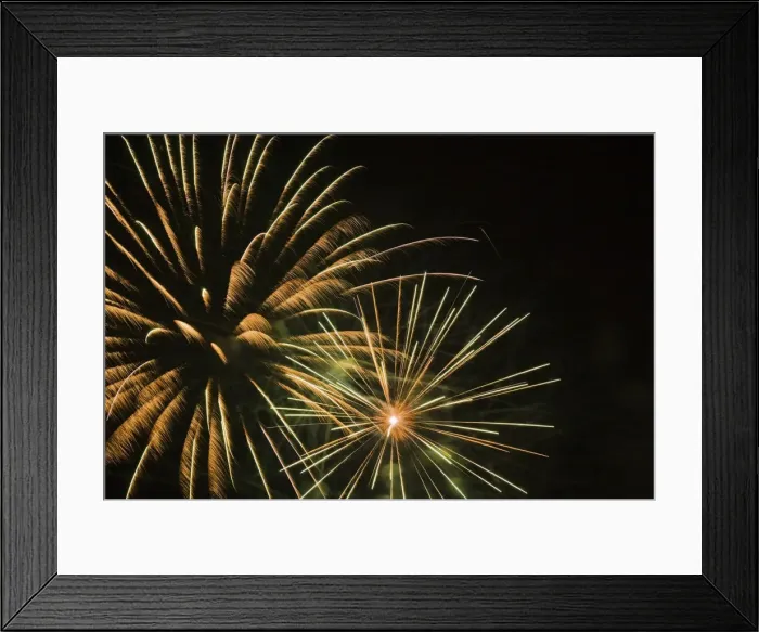 Framed Print : Fireworks, Laval, Quebec, Canada Framed Print : Fireworks, Laval, Quebec, Canada