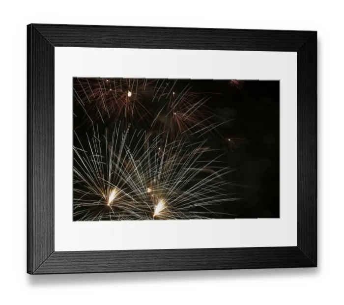 Framed Print : Fireworks, Laval, Quebec, Canada Framed Print : Fireworks, Laval, Quebec, Canada