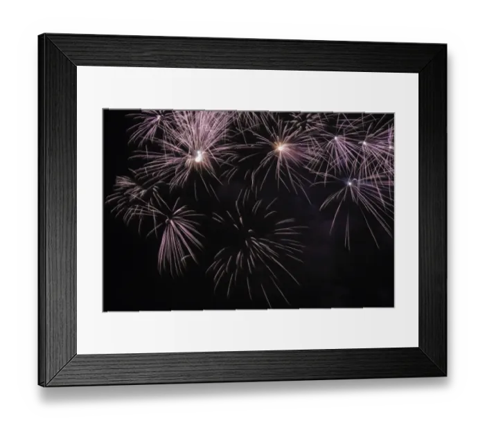 Framed Print : Fireworks, Laval, Quebec, Canada Framed Print : Fireworks, Laval, Quebec, Canada