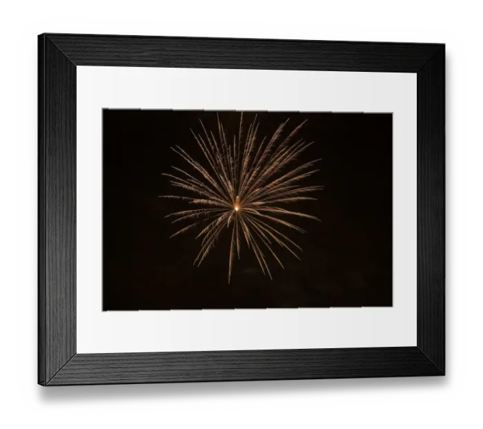 Framed Print : Fireworks, Laval, Quebec, Canada