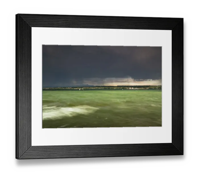 Framed Print : Thunderstorm and high waves at the Horn outdoor pool, rainbow over Lake Constance, Konstanz, Baden-Wuerttemberg, Germany Framed Print : Thunderstorm and high waves at the Horn outdoor pool, rainbow over Lake Constance, Konstanz, Baden-Wuerttemberg, Germany