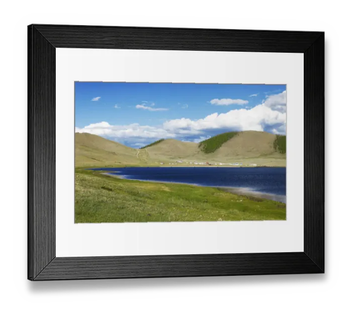 Framed Print : White Lake, Terkhiin Tsagaan Nuur, North Steppe, Arkhangai Aimag, Mongolia Framed Print : White Lake, Terkhiin Tsagaan Nuur, North Steppe, Arkhangai Aimag, Mongolia