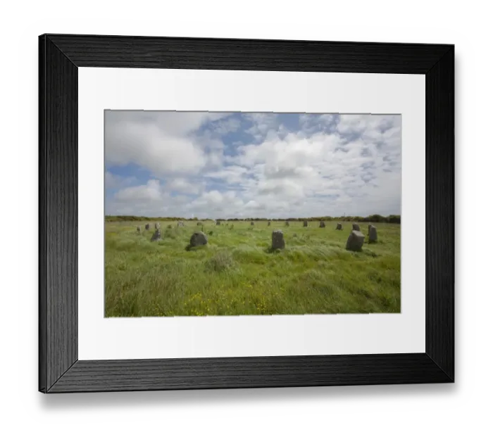 Framed Print : The Merry Maidens, a 3, 000 to 4, 000 year neo-lithic old stone circle, Lamorna, Cornwall, England, United Kingdom Framed Print : The Merry Maidens, a 3, 000 to 4, 000 year neo-lithic old stone circle, Lamorna, Cornwall, England, United Kingdom