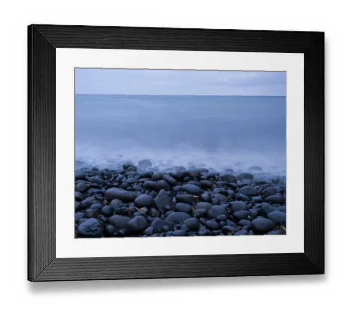 Framed Print : Blue hour, stones and sea, Dalur, Sandoy, Faroe Islands, Denmark Framed Print : Blue hour, stones and sea, Dalur, Sandoy, Faroe Islands, Denmark