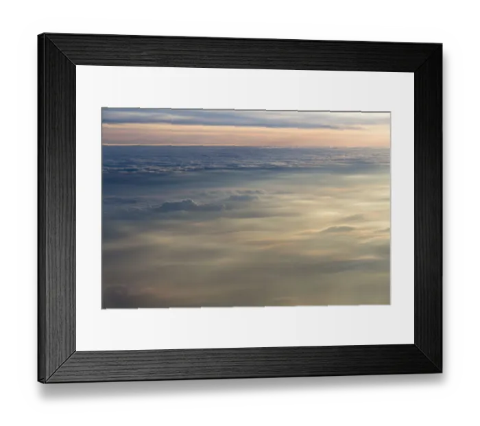 Framed Print : Cloud formations in the evening light, Germany Framed Print : Cloud formations in the evening light, Germany