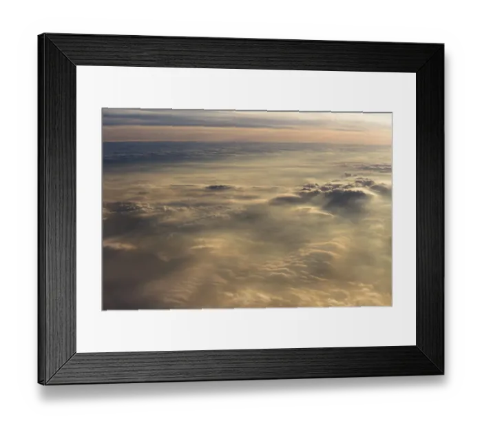 Framed Print : Cloud formations in the evening light, Germany Framed Print : Cloud formations in the evening light, Germany