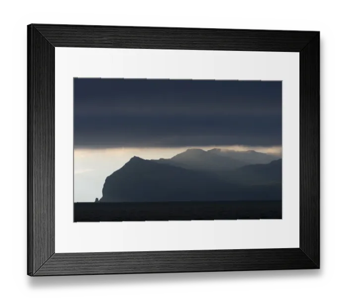 Framed Print : Atmospheric clouds, ferry passage from Gamlaraett, Streymoy, to Skopun, Sandoy, Faroe Islands, Denmark Framed Print : Atmospheric clouds, ferry passage from Gamlaraett, Streymoy, to Skopun, Sandoy, Faroe Islands, Denmark