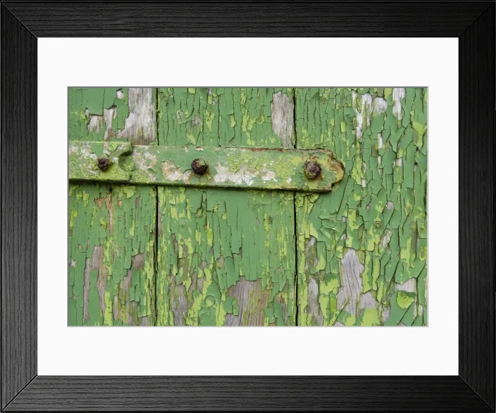 Framed Print : Peeling green paint on wooden boards and a hinge, Faroe Islands, Faroe Islands, Denmark Framed Print : Peeling green paint on wooden boards and a hinge, Faroe Islands, Faroe Islands, Denmark