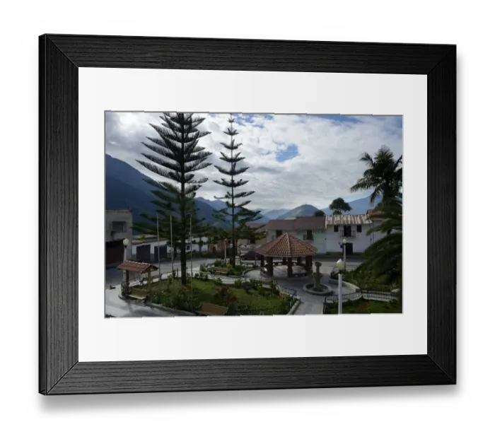 Framed Print : View of Carmen Pampa, Yungas, Department of La Paz, Bolivia Framed Print : View of Carmen Pampa, Yungas, Department of La Paz, Bolivia