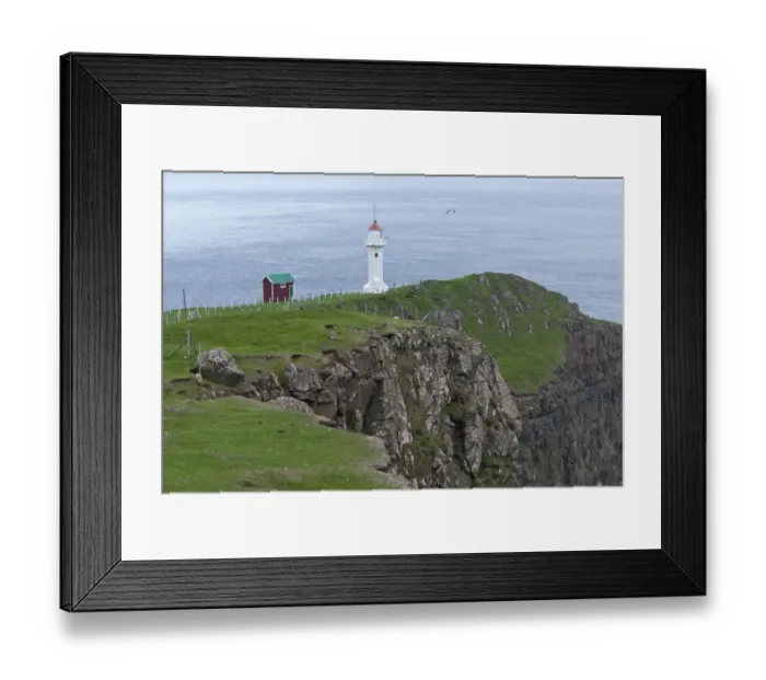Framed Print : Lighthouse, Akraberg, the southernmost point of Suouroy, Faroe Islands, Denmark Framed Print : Lighthouse, Akraberg, the southernmost point of Suouroy, Faroe Islands, Denmark
