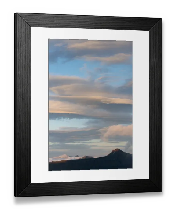 Framed Print : Mountain landscape in the evening light with a cloudy sky, Slaettaratindur, Eysturoy, Faroe Islands, Denmark Framed Print : Mountain landscape in the evening light with a cloudy sky, Slaettaratindur, Eysturoy, Faroe Islands, Denmark