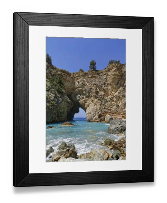 Framed Print : Natural arch, coast in Antiochia ad Cragum, Turkish Riviera, Gazipasa, Antalya Province, Turkey Framed Print : Natural arch, coast in Antiochia ad Cragum, Turkish Riviera, Gazipasa, Antalya Province, Turkey