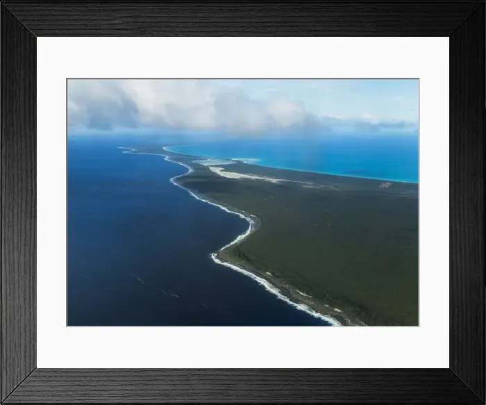 Framed Print : Coastline, Ouvea island, New Caledonia Framed Print : Coastline, Ouvea island, New Caledonia