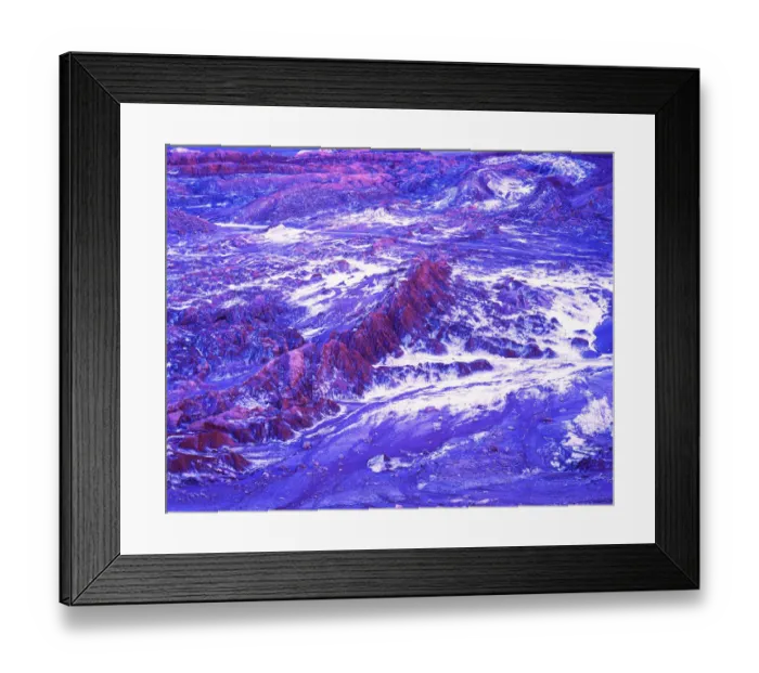 Framed Print : Evening mood, salt crust, Valle de la Luna, Cordillera de la Sal, Atacama Desert, Chile Framed Print : Evening mood, salt crust, Valle de la Luna, Cordillera de la Sal, Atacama Desert, Chile