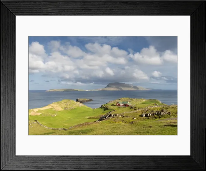Framed Print : Nolsoy Island, viewed from Hoyvik on Streymoy, Faroe Islands, Denmark Framed Print : Nolsoy Island, viewed from Hoyvik on Streymoy, Faroe Islands, Denmark