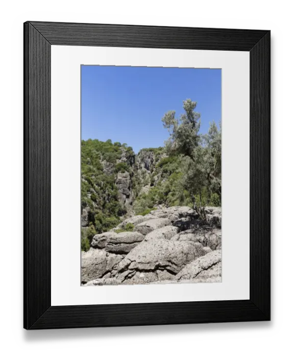 Framed Print : Gorge, Taurus Mountains, Koepruelue Canyon National Park, Antalya Province, Turkey Framed Print : Gorge, Taurus Mountains, Koepruelue Canyon National Park, Antalya Province, Turkey