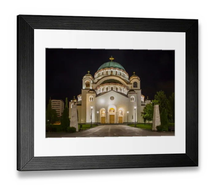 Framed Print : Church of Saint Sava, New Belgrade, Belgrade, Serbia Framed Print : Church of Saint Sava, New Belgrade, Belgrade, Serbia