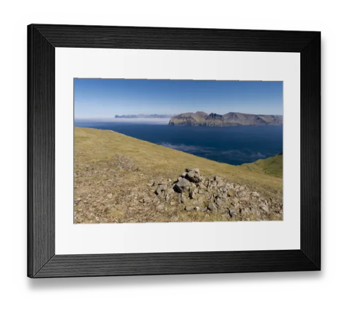 Framed Print : View of Vagar and Streymoy, Mykines, Utoyggjar, Faroe Islands, Denmark Framed Print : View of Vagar and Streymoy, Mykines, Utoyggjar, Faroe Islands, Denmark