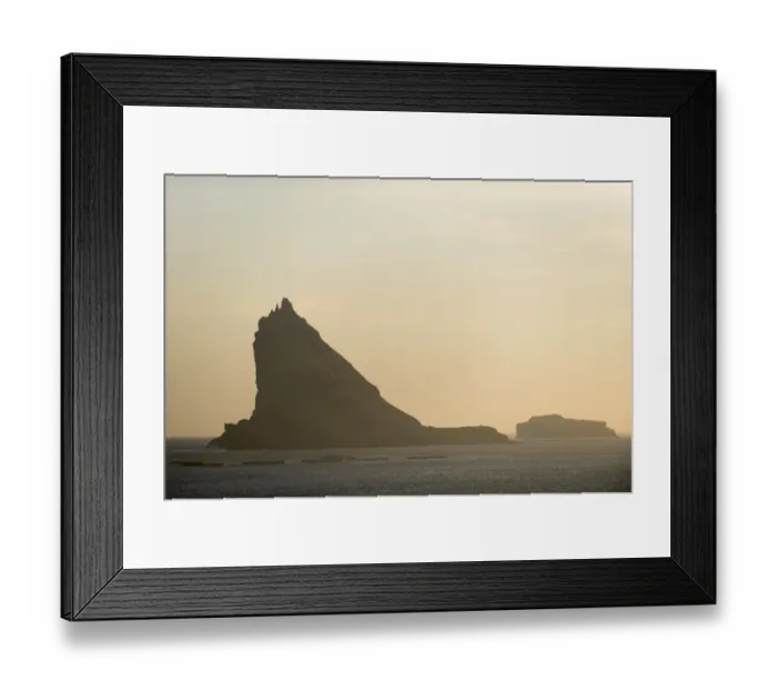 Framed Print : Steep towering rocks off Vagar, Vagar, Faroe Islands, Denmark Framed Print : Steep towering rocks off Vagar, Vagar, Faroe Islands, Denmark