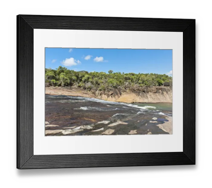 Framed Print : Tropical dry forest landscape with river and rocks, water flowing over cascades, rocky riverbed, Andohahela National Park, near Fort-Dauphin or Tolagnaro, Madagascar Framed Print : Tropical dry forest landscape with river and rocks, water flowing over cascades, rocky riverbed, Andohahela National Park, near Fort-Dauphin or Tolagnaro, Madagascar