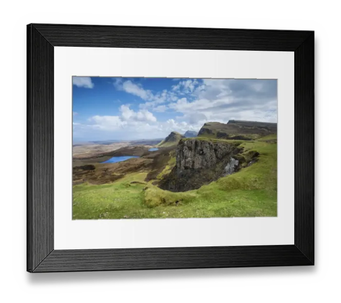 Framed Print : Rocky landscape of Quiraing, Trotternish Ridge, Isle of Skye, Scotland, United Kingdom Framed Print : Rocky landscape of Quiraing, Trotternish Ridge, Isle of Skye, Scotland, United Kingdom