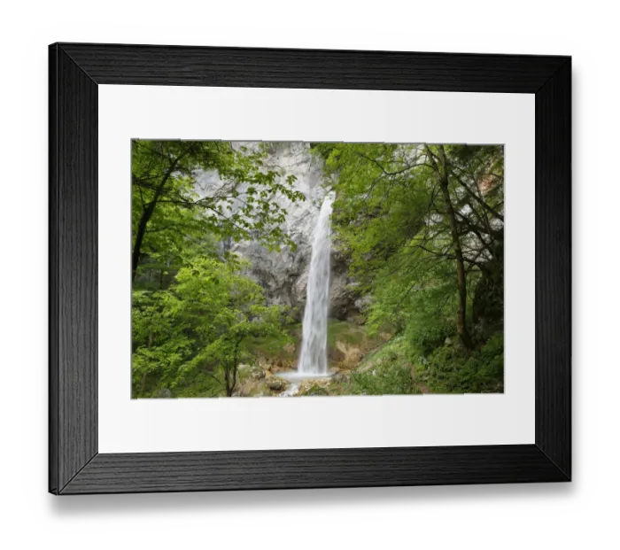 Framed Print : Wildenstein waterfall at Obir, Obir-Massif, near Gallizien, Carinthia, Austria Framed Print : Wildenstein waterfall at Obir, Obir-Massif, near Gallizien, Carinthia, Austria