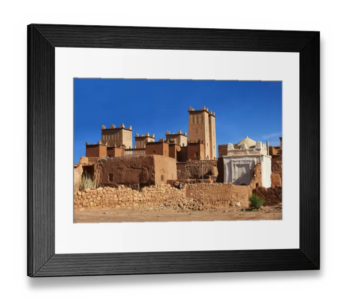 Framed Print : The Glaoui Kasbahs, Ounilla valley, Tamedaght, Morocco Framed Print : The Glaoui Kasbahs, Ounilla valley, Tamedaght, Morocco