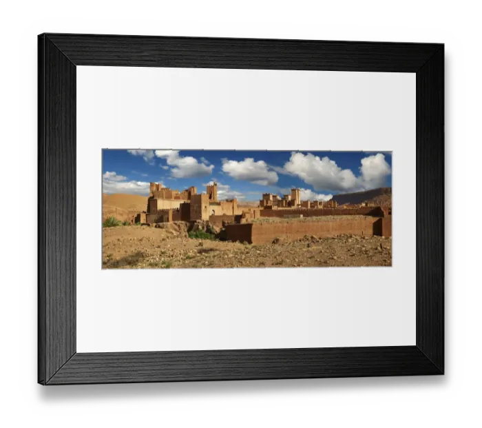 Framed Print : The Glaoui Kasbahs in the Ounilla valley surrounded by the hammada stone desert in the foothills of the Altas mountains, Tamedaght, Morocco Framed Print : The Glaoui Kasbahs in the Ounilla valley surrounded by the hammada stone desert in the foothills of the Altas mountains, Tamedaght, Morocco