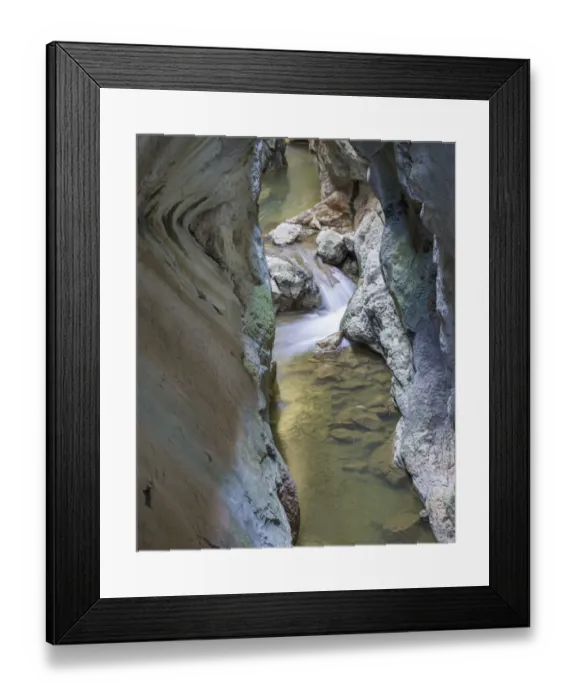 Framed Print : Path system through canyon, La Yecla at Arroyo del Cauce, Santo Domingo de Silos, Castile and Leon, Spain Framed Print : Path system through canyon, La Yecla at Arroyo del Cauce, Santo Domingo de Silos, Castile and Leon, Spain