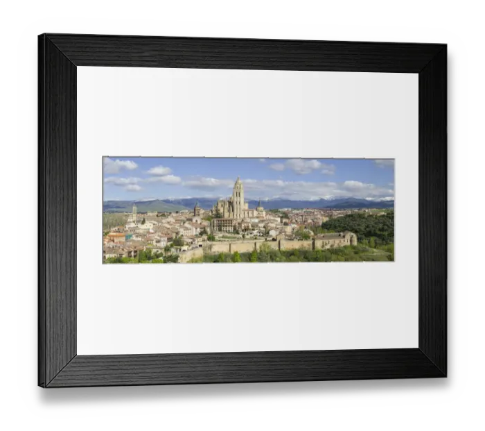 Framed Print : Segovia Cathedral and old town, Segovia, Castile and Leon, Spain Framed Print : Segovia Cathedral and old town, Segovia, Castile and Leon, Spain