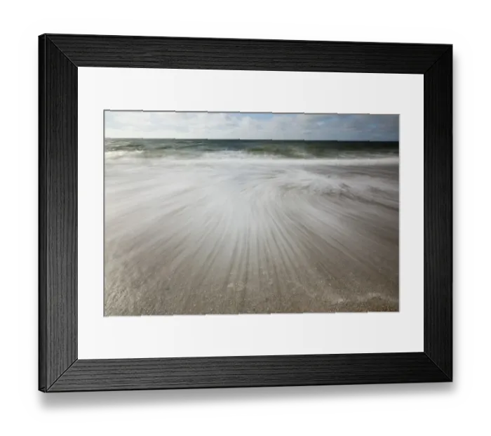 Framed Print : Waves at the beach, Sylt, Schleswig-Holstein, Germany