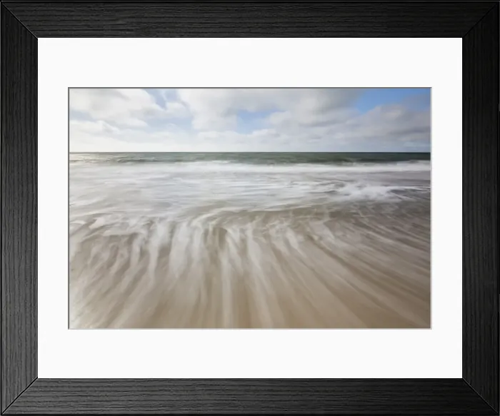 Framed Print : Waves at the beach, Sylt, Schleswig-Holstein, Germany