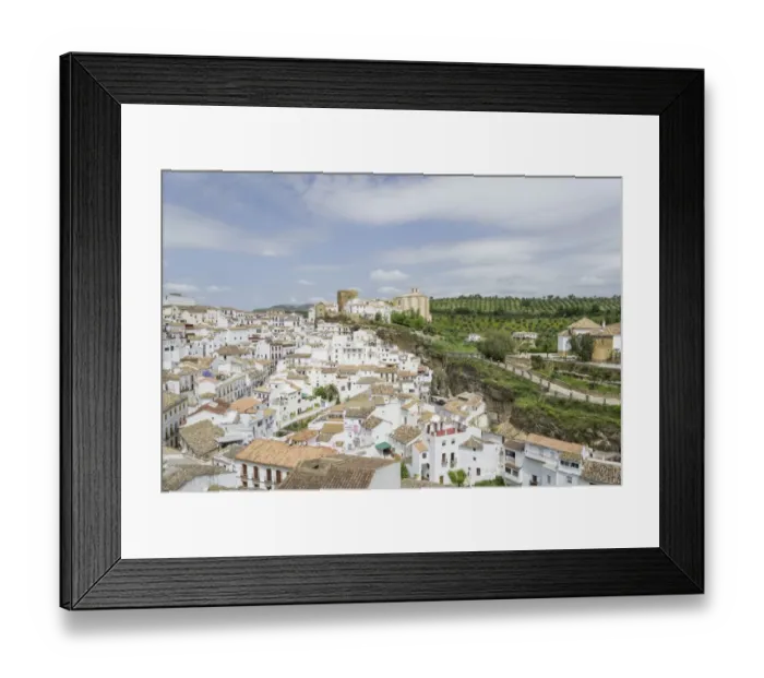 Framed Print : The old town, partly built into rocks, Setenil de las Bodegas, Andalucia, Spain Framed Print : The old town, partly built into rocks, Setenil de las Bodegas, Andalucia, Spain