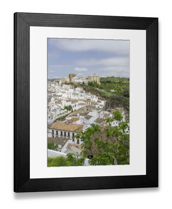 Framed Print : The old town, partly built into rocks, Setenil de las Bodegas, Andalucia, Spain Framed Print : The old town, partly built into rocks, Setenil de las Bodegas, Andalucia, Spain