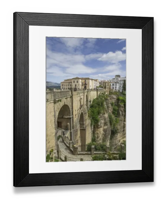 Framed Print : El Puente Nuevo bridge, Ronda, Malaga province, Andalucia, Spain Framed Print : El Puente Nuevo bridge, Ronda, Malaga province, Andalucia, Spain